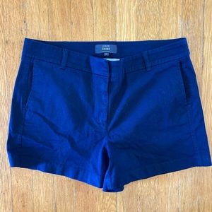 J. Crew navy blue chino shorts